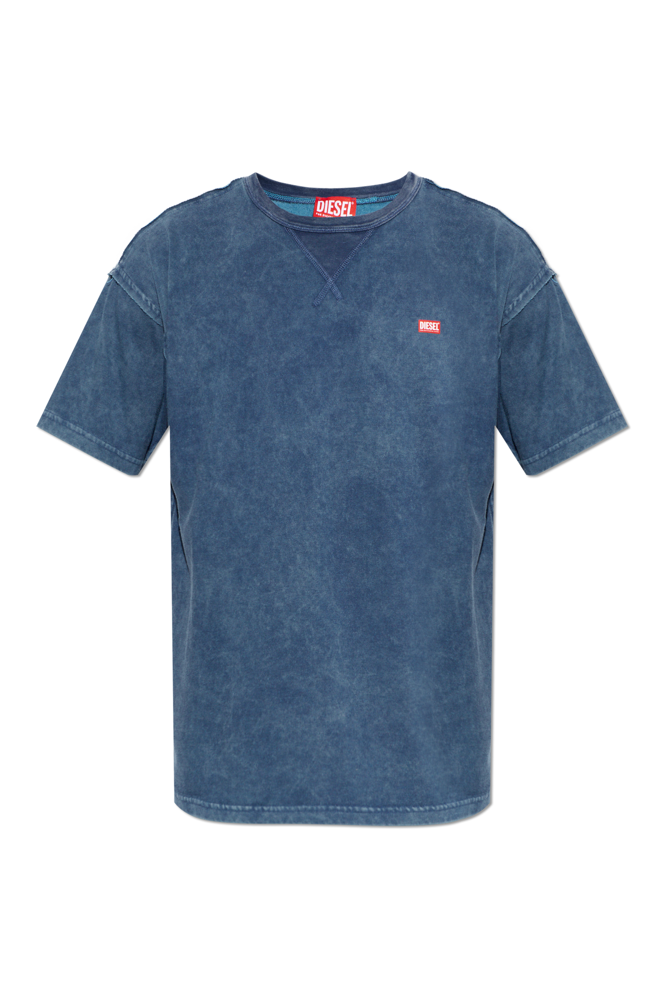 Navy blue T-shirt 'T-NORM-RAW' Diesel - Vitkac France